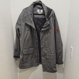 Men's Gray Hooded Jacket